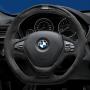 Image of Alcantara Steering Wheel Cover. BMW Cover with Multi-Function Buttons. image for your BMW 135i  