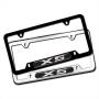 Image of License Plate Frame with Chrome X5 Emblem Black Finish. image for your 2008 BMW 535xi Sedan  