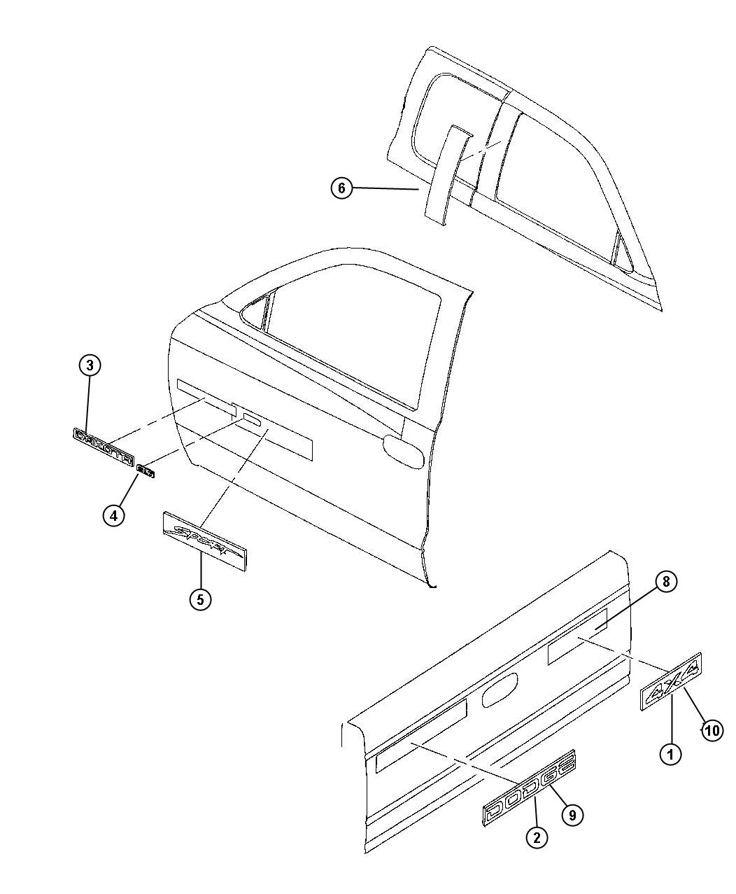 Diagram Decals. for your Chrysler 300  M