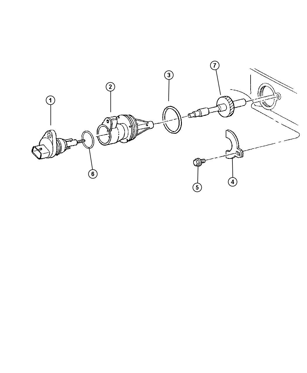 Diagram Speedometer Pinion. for your Jeep