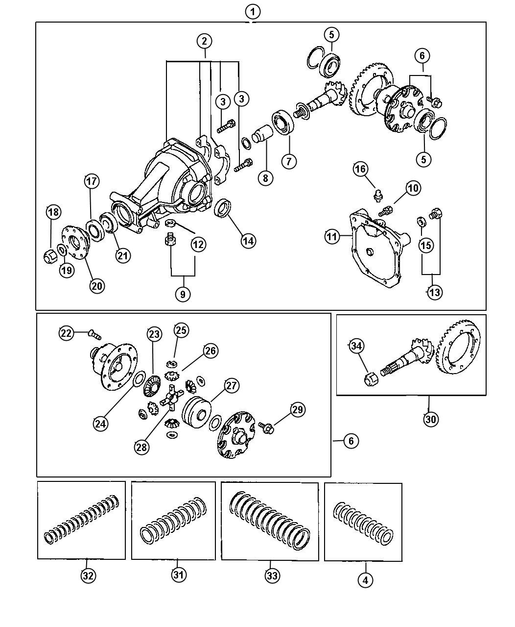 Diagram Rear Axle Differential W/limited Slip, Talon. for your Chrysler