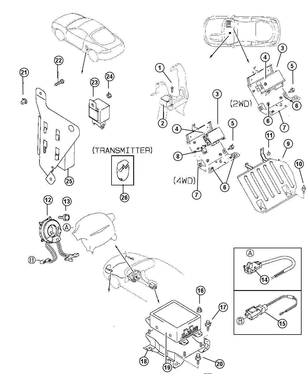 Relays--sensors--control Units 3 of 3. Diagram