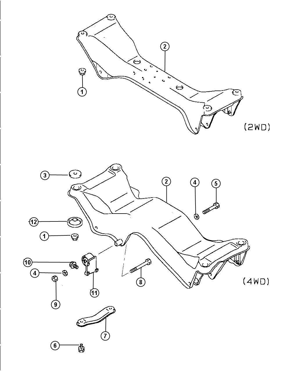 Frame, Rear. Diagram