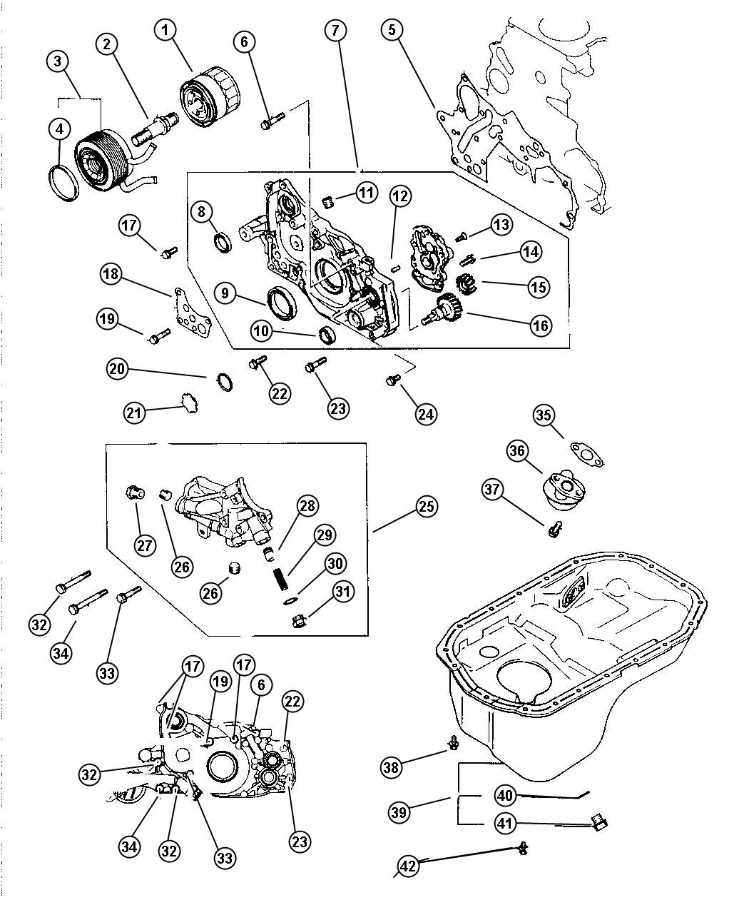 Engine Oiling 2.0L (EBG) Turbo. Diagram