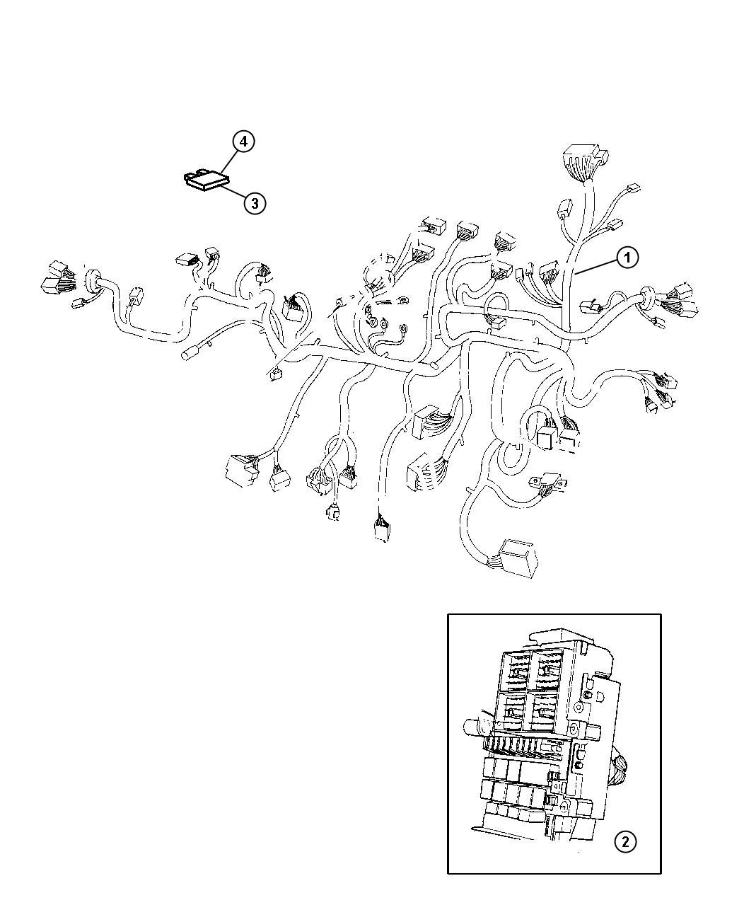 Diagram Wiring--instrument Panel. for your Chrysler