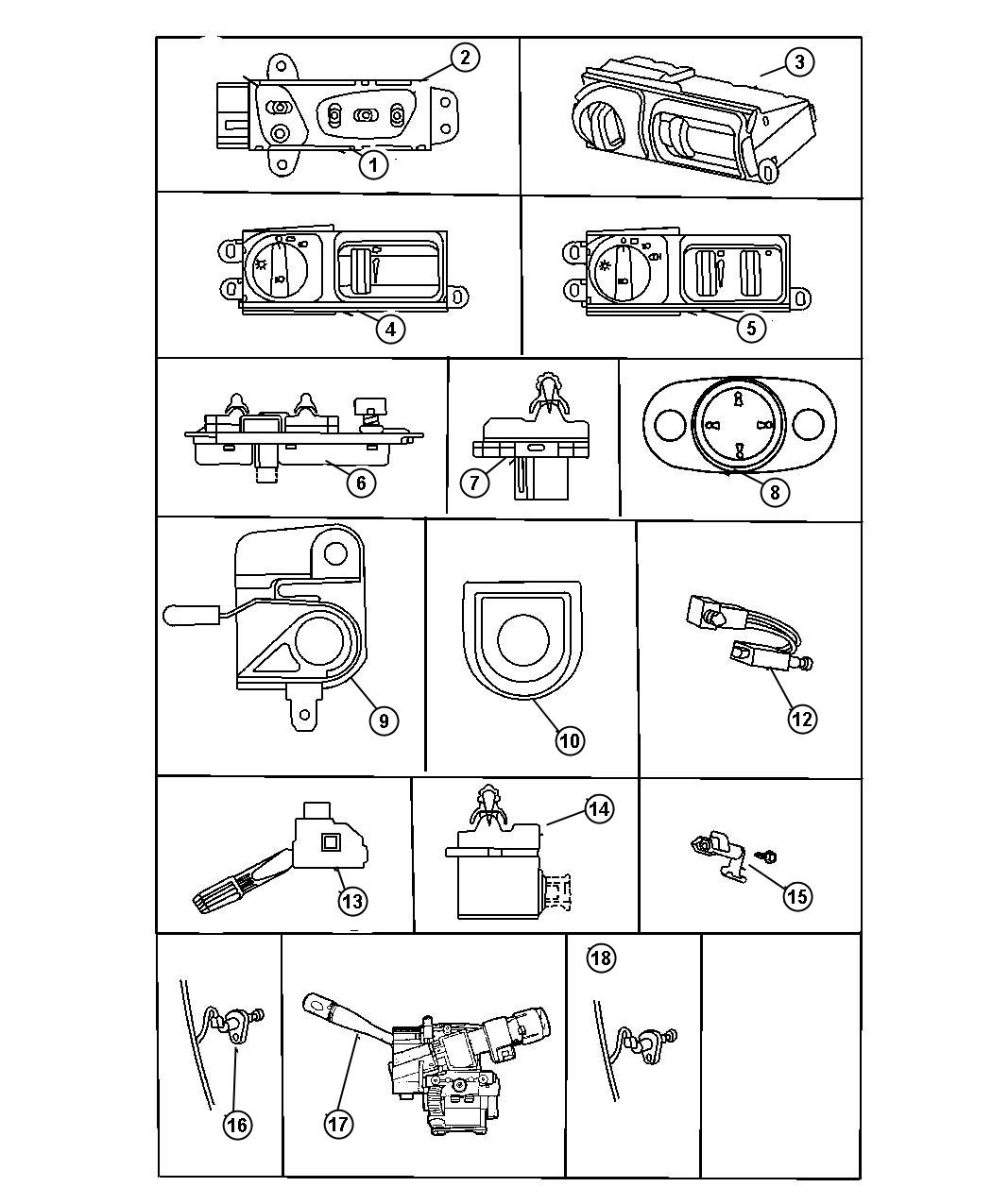 Diagram Switches. for your Chrysler