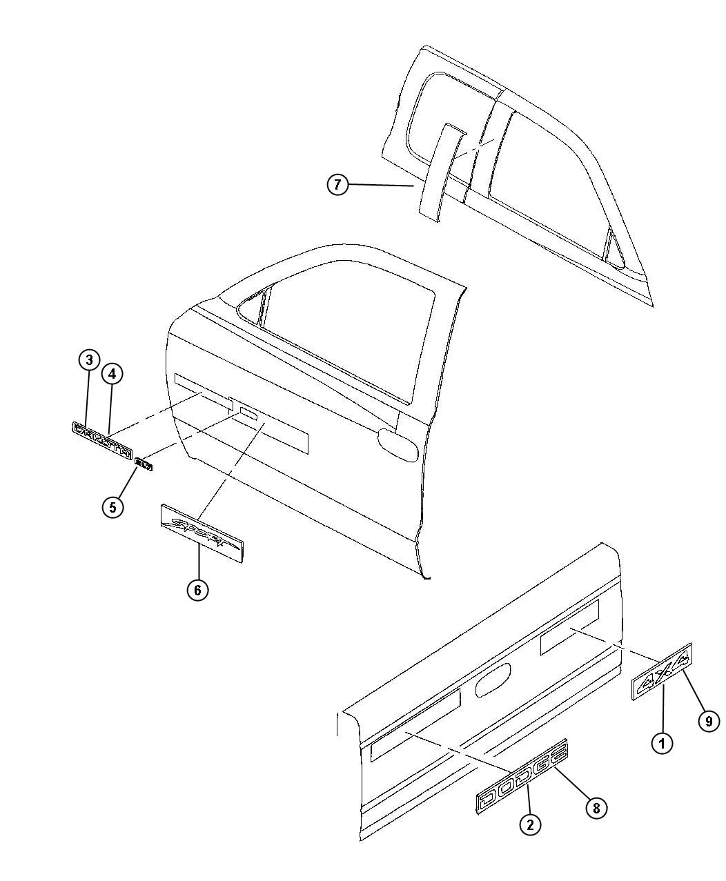 Diagram Decals. for your Chrysler 300  M