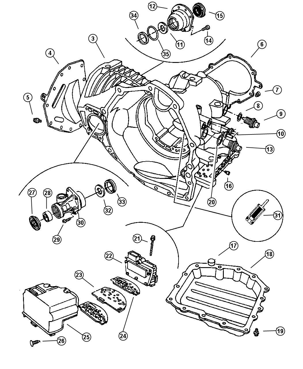 Diagram Case, Extension And Solenoid, (DGL). for your Chrysler