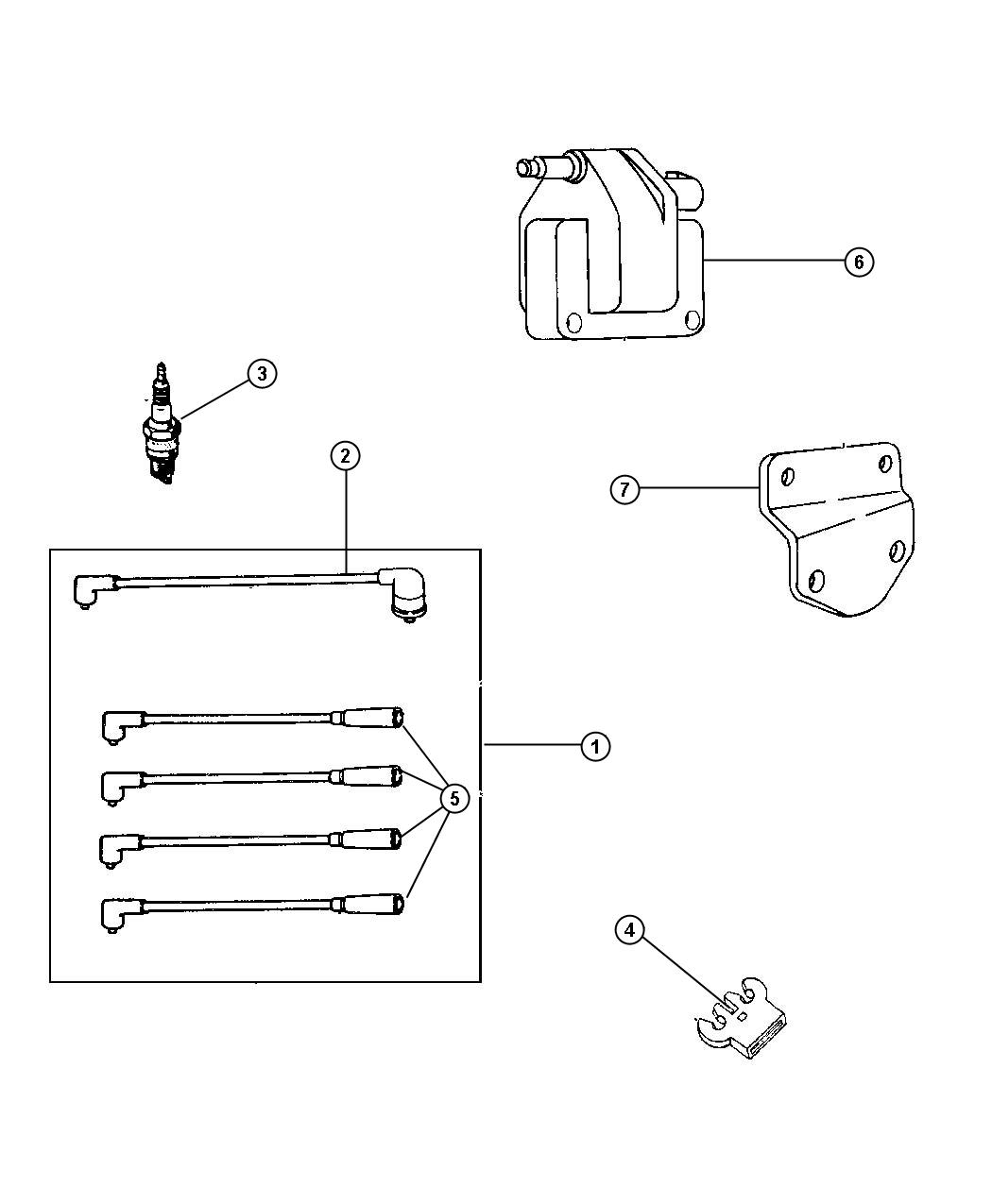 Diagram Cable Spark Plug and Wires. for your 2003 Chrysler 300  M 