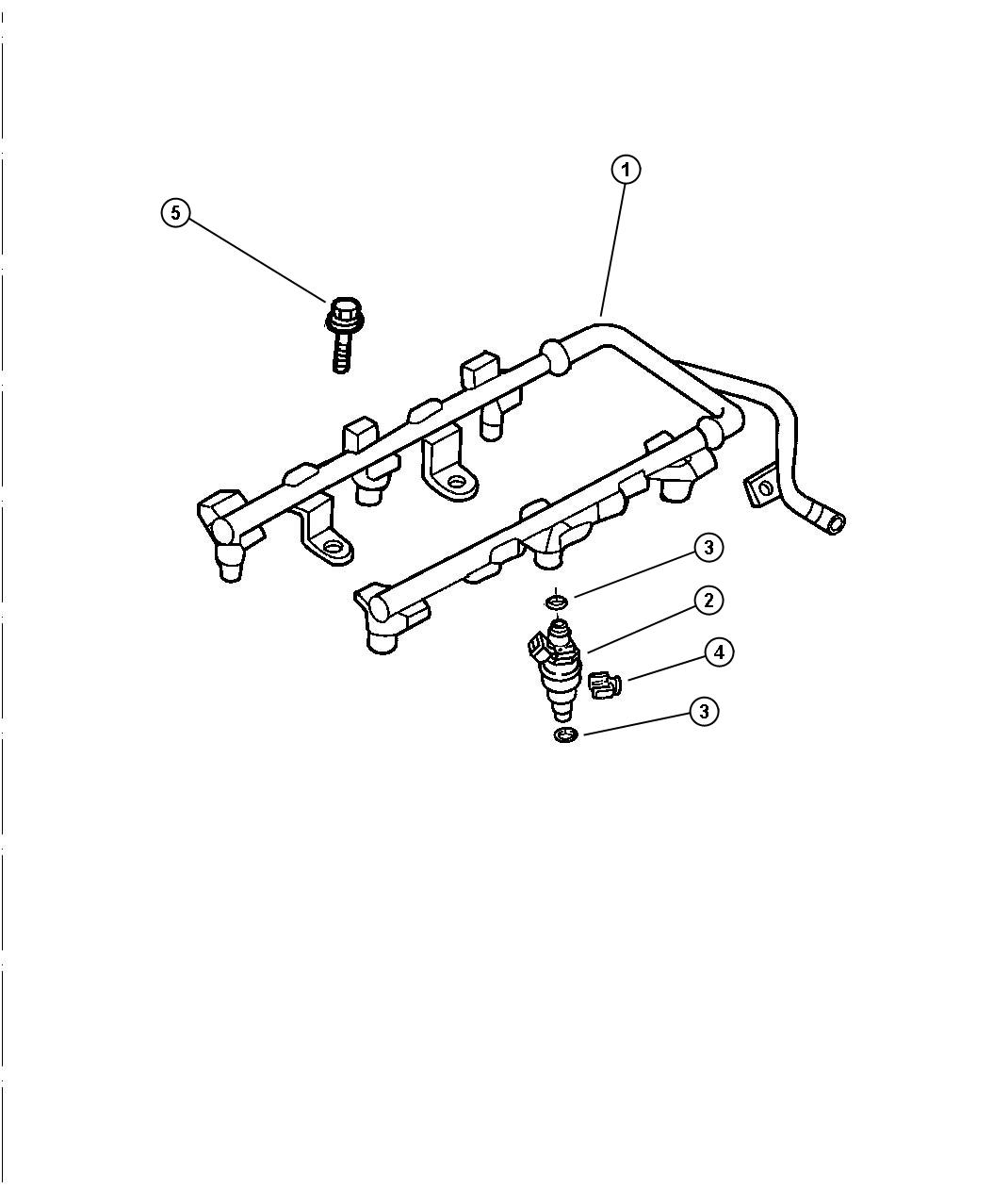 Diagram Fuel Rail. for your Chrysler 300  