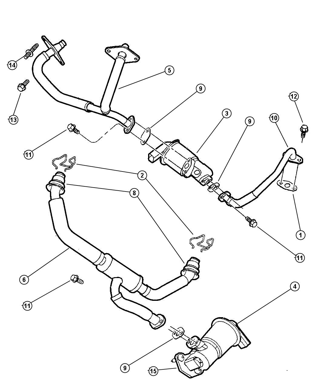 dodge-intrepid-clip-emission-egr-to-intake-egr-tube-to-04591251ab