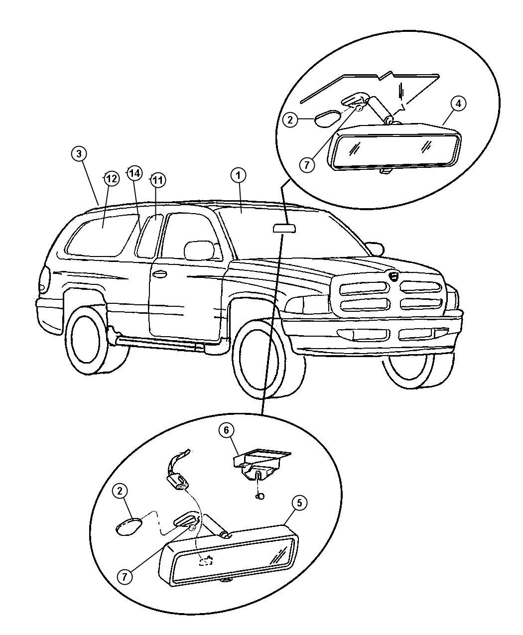 Diagram Glass. for your Chrysler 300  M