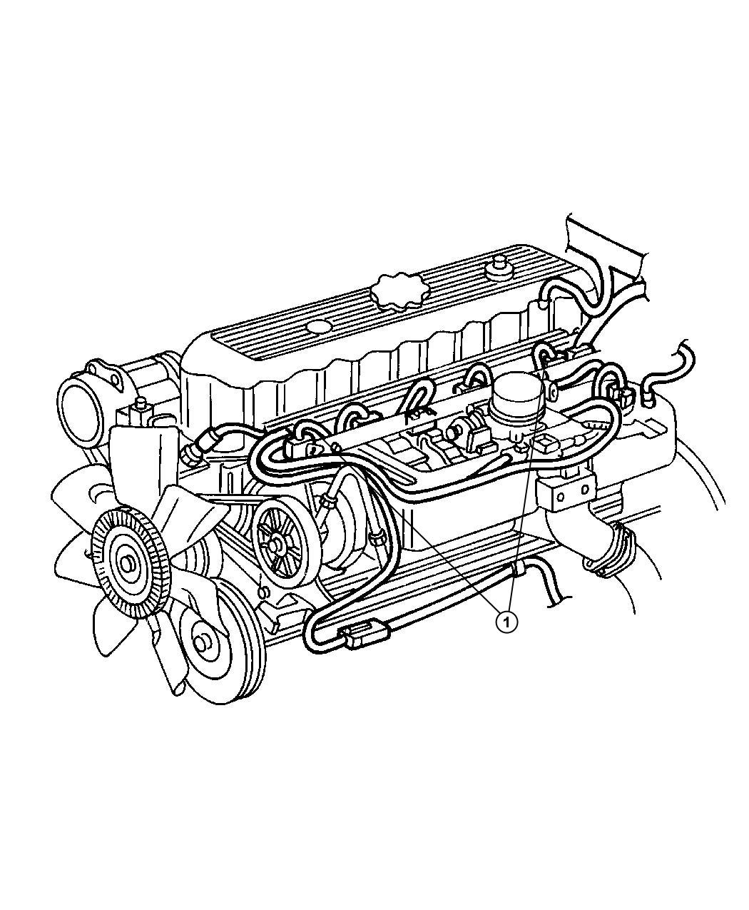 Full size assembly image of Wiring - Engine and Related Parts. (1/1)