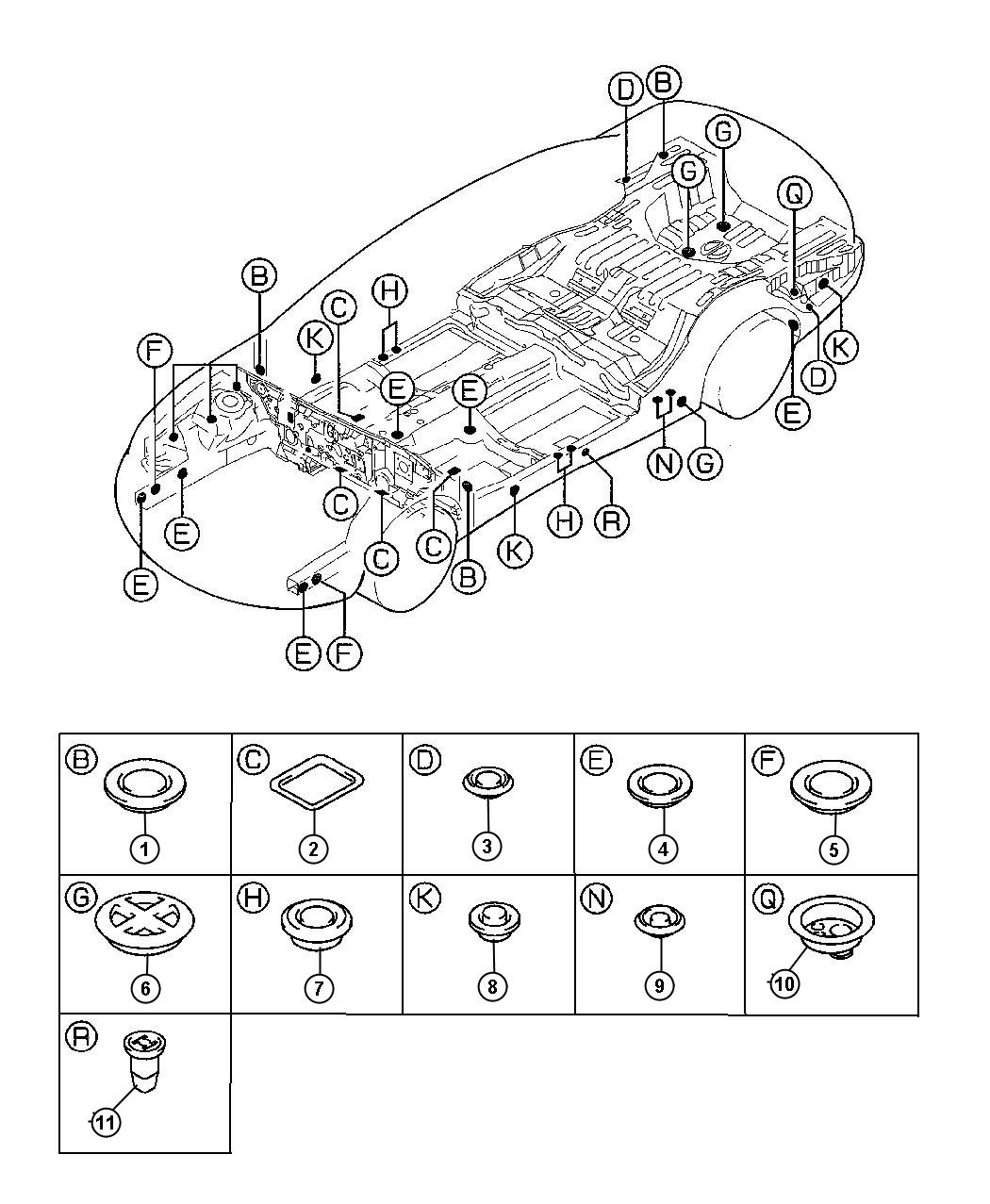 Plugs. Diagram