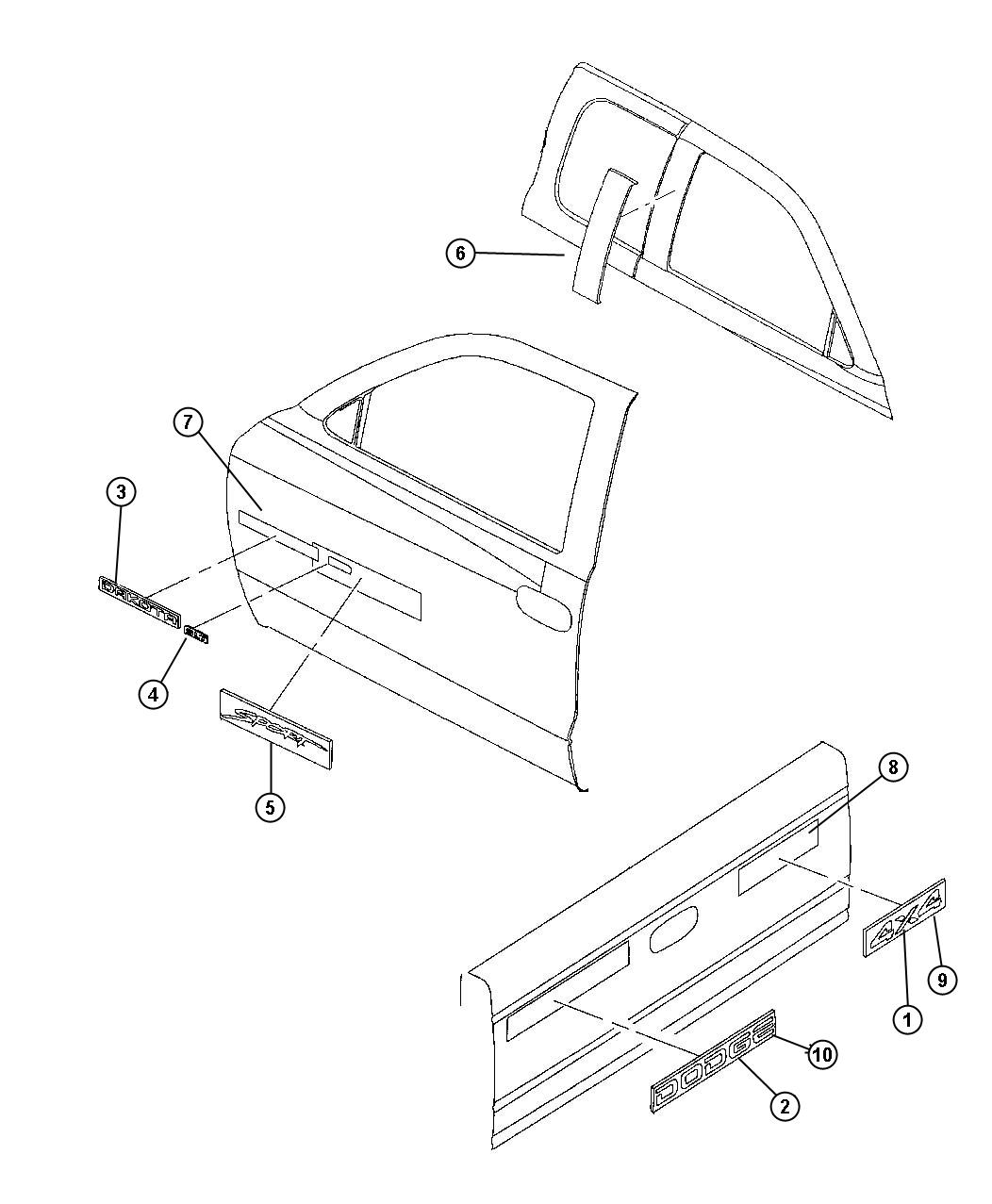 Diagram Decals. for your Chrysler 300  M