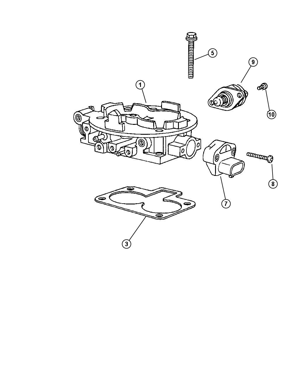 Throttle Body. Diagram