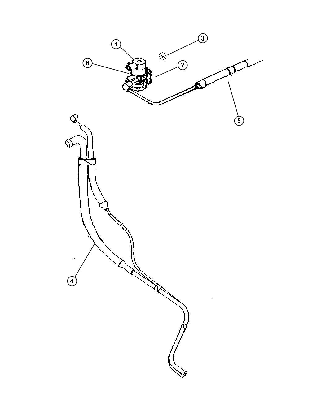Diagram Emission Control Vacuum Harness. for your Dodge
