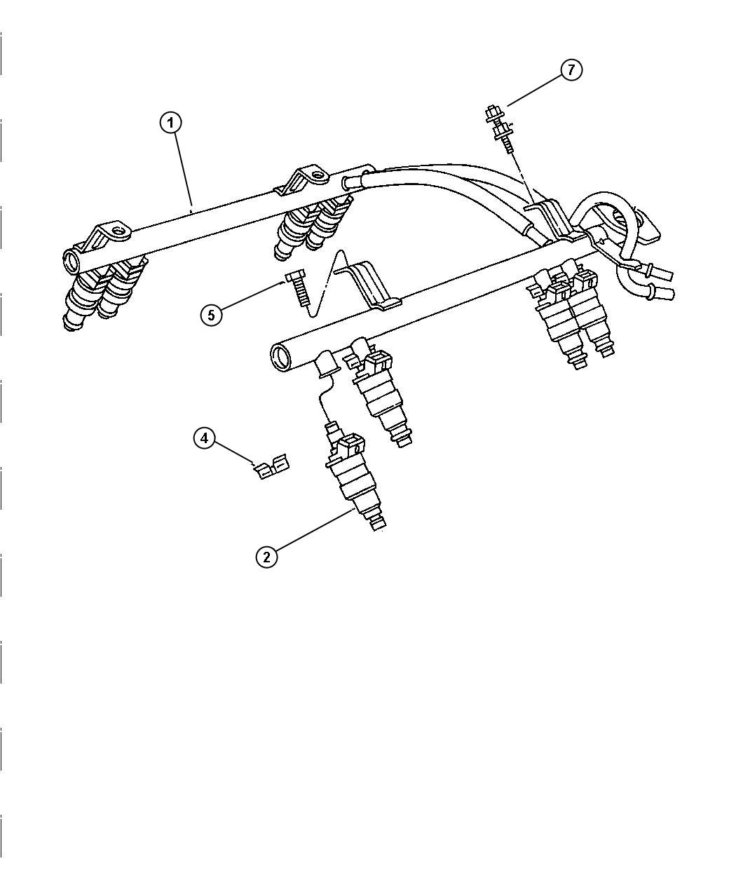 Diagram Fuel Rail. for your Jeep Grand Cherokee  