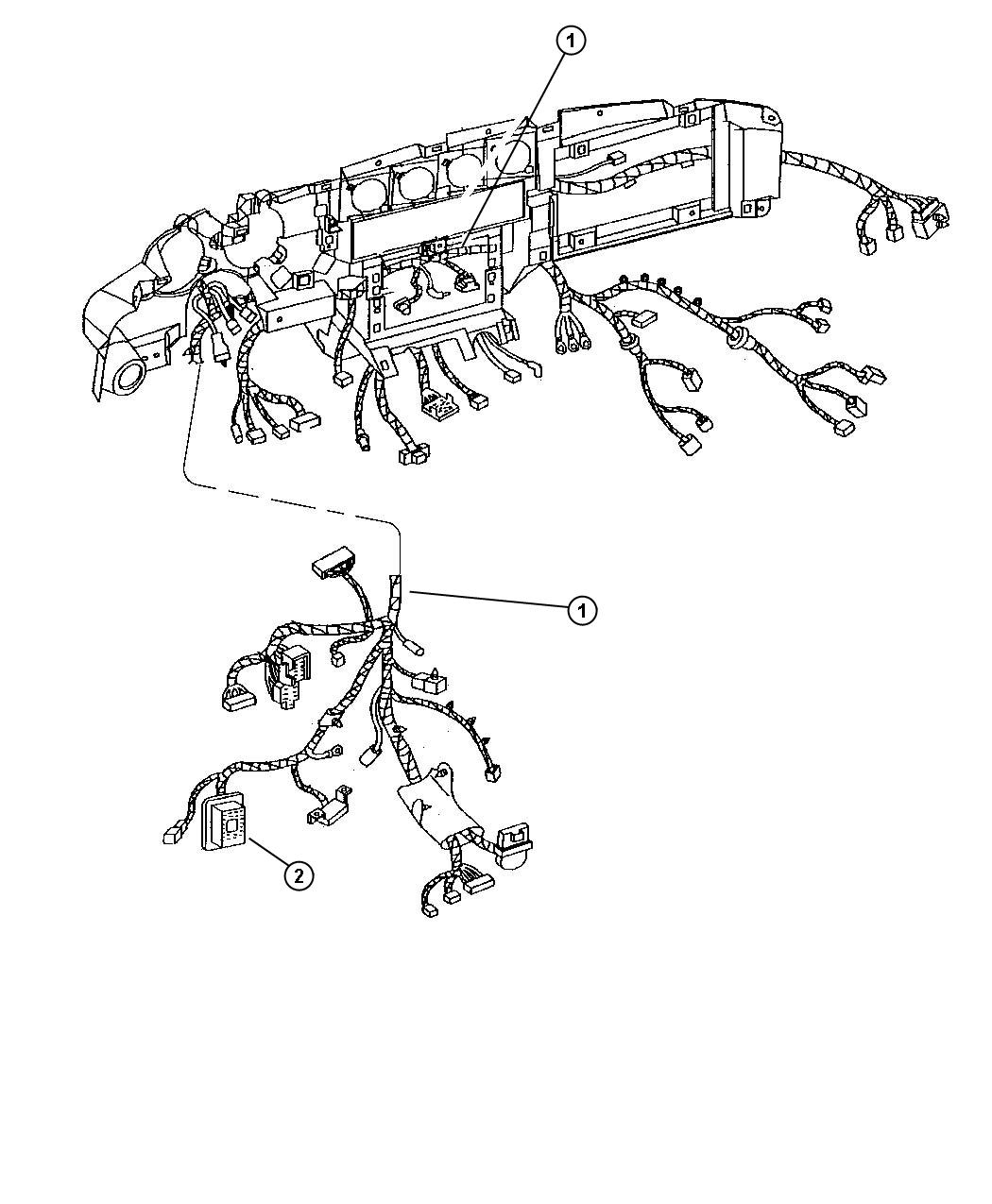 Diagram Wiring - Instrument Panel. for your 2002 Dodge Ram 3500   