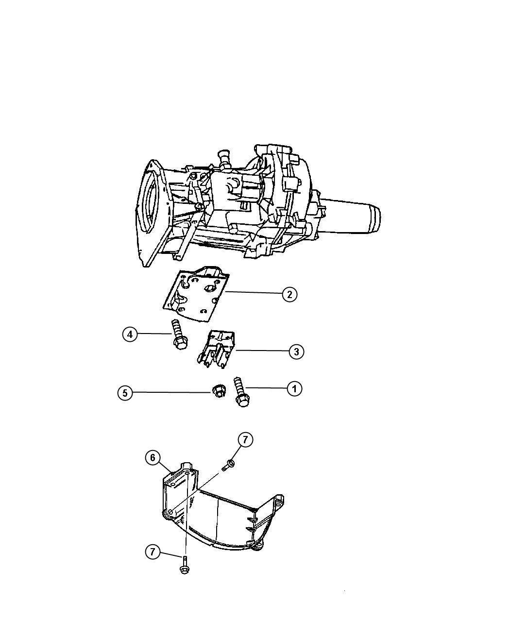 Engine Mounting, Rear, N5. Diagram