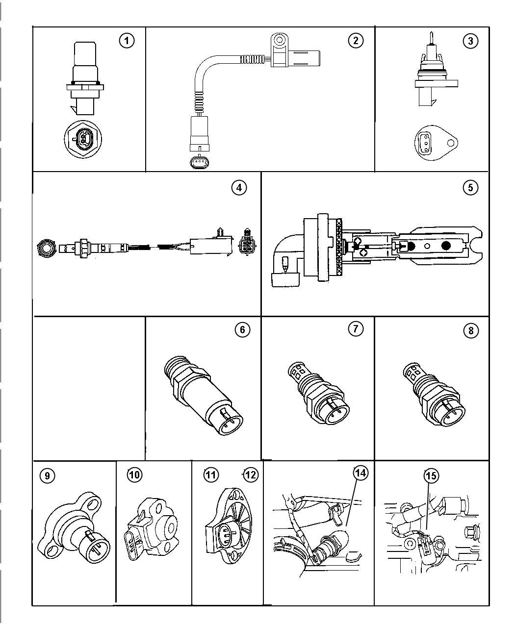 Diagram Sensors. for your Dodge