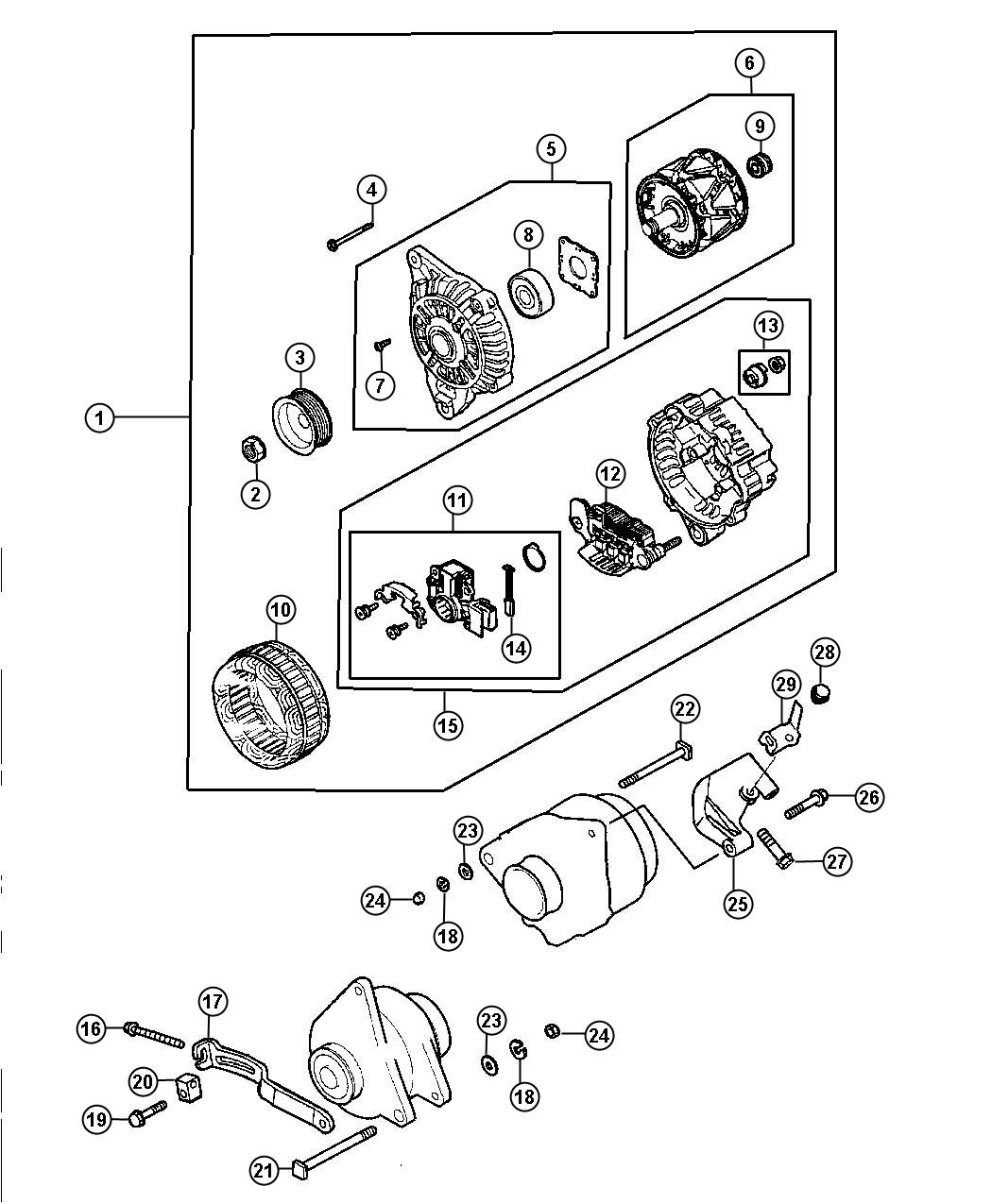 Diagram Alternator. for your Chrysler