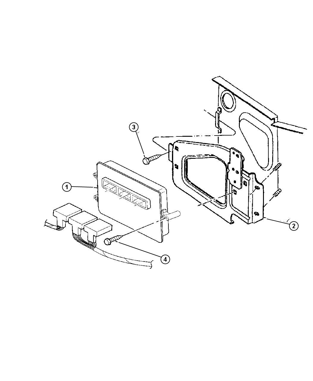 Diagram Single Board Engine Controllers (JTEC). for your Chrysler 300  M