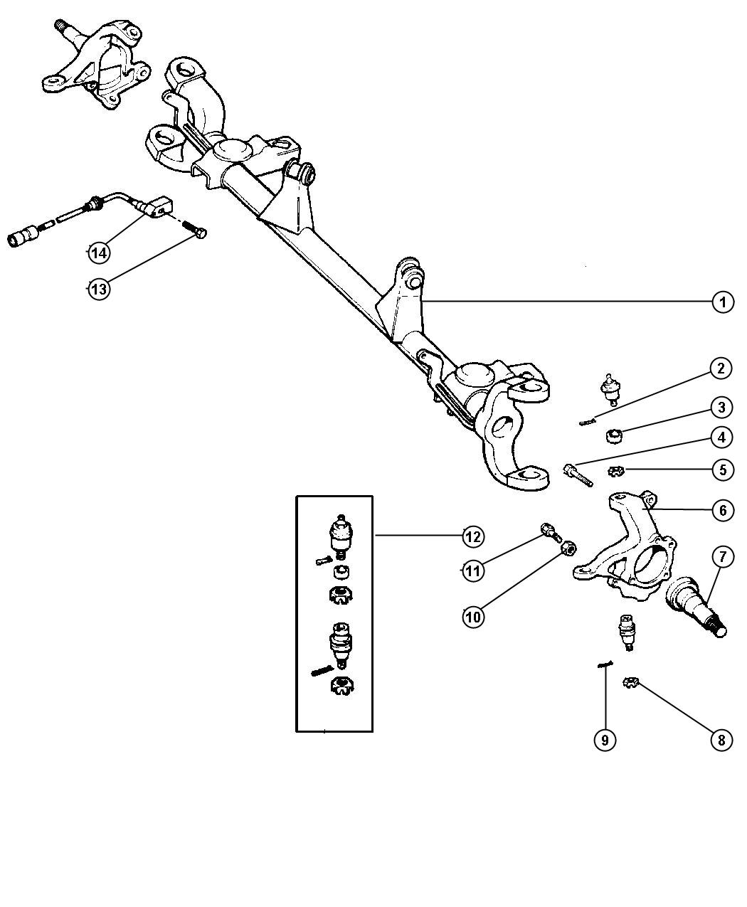 Diagram Housing,Front Axle 2 Wheel Drive. for your 2008 Dodge Avenger   