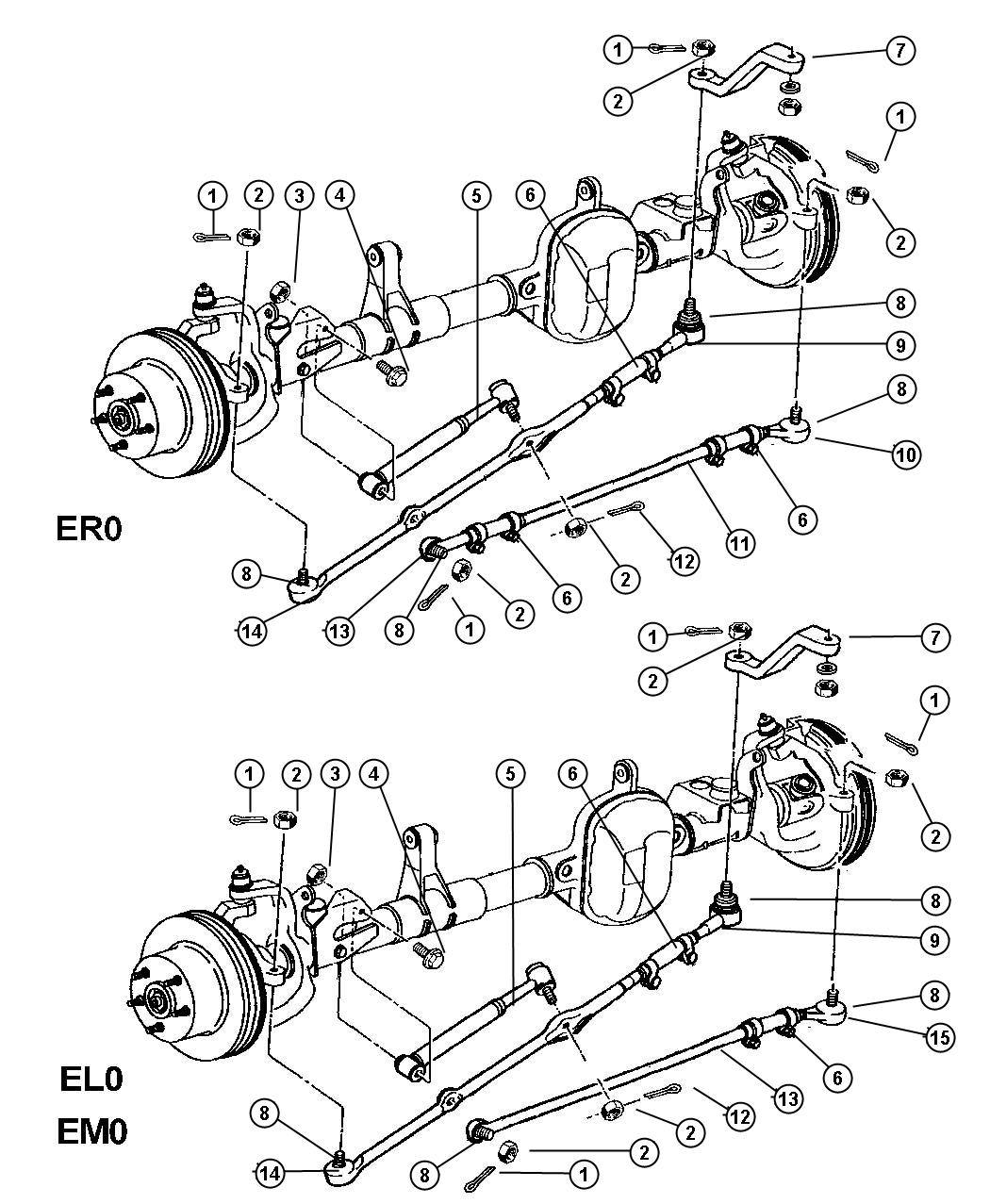 Diagram Linkage And Damper. for your 2023 Jeep Cherokee   