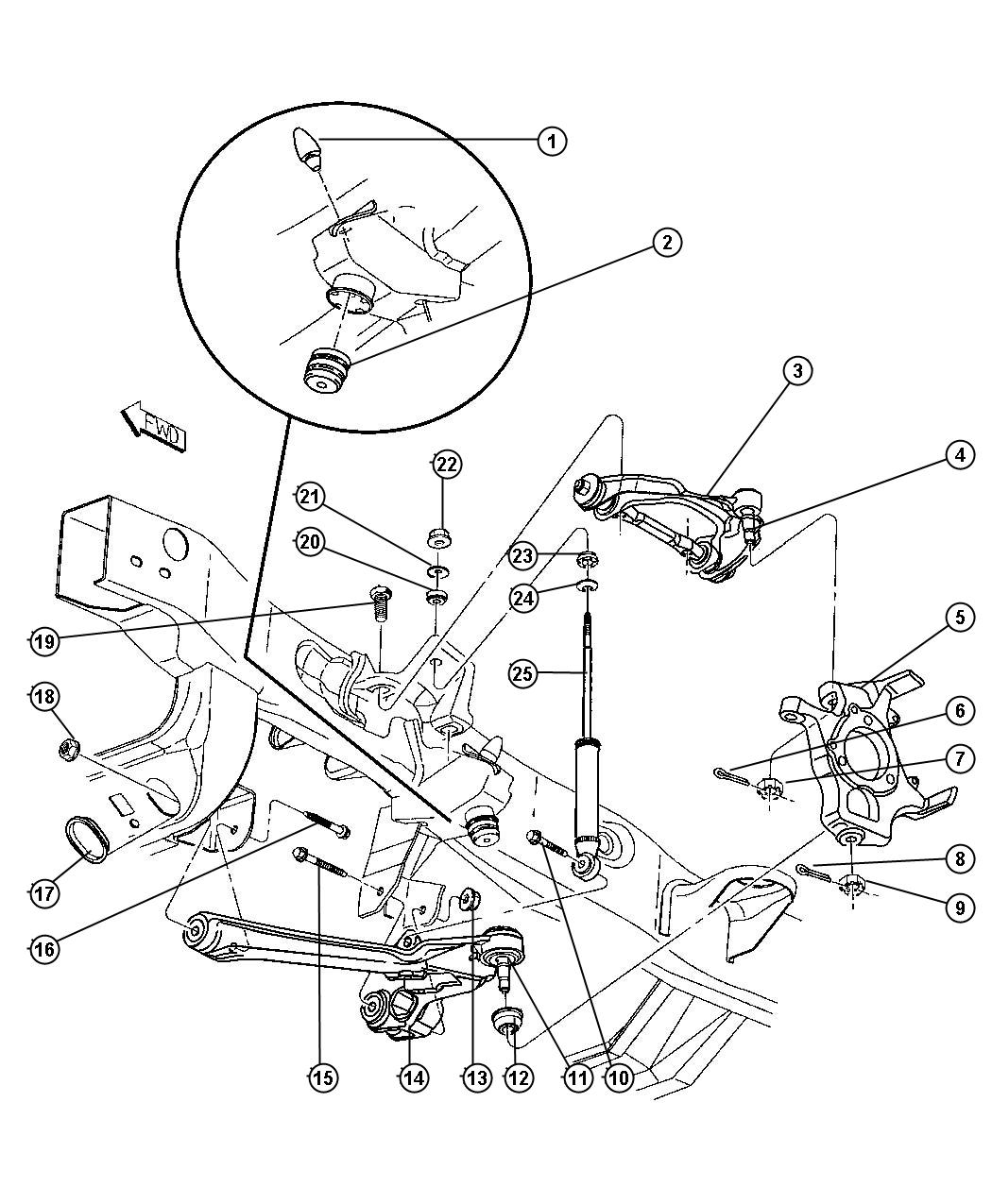 Suspension,Control Arms,Shocks,Knuckle-DN5. Diagram