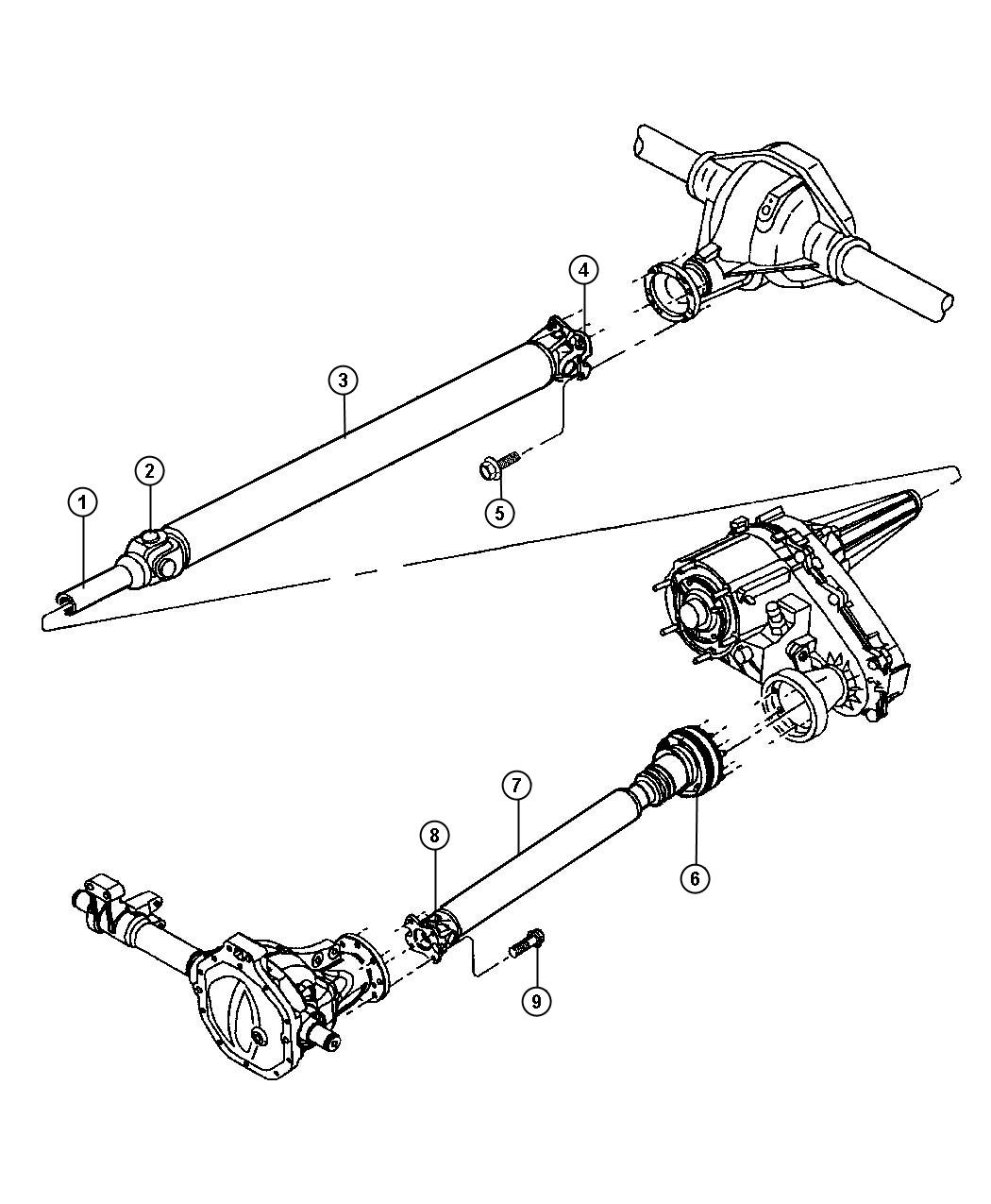 Shaft, Propeller,Front and Rear-AN 5. Diagram