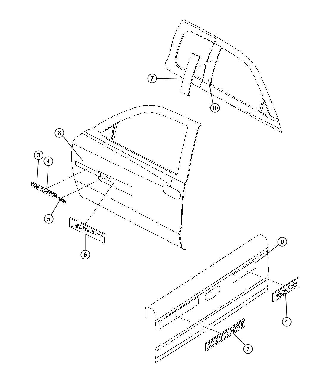 Diagram Decals. for your Chrysler 300  M