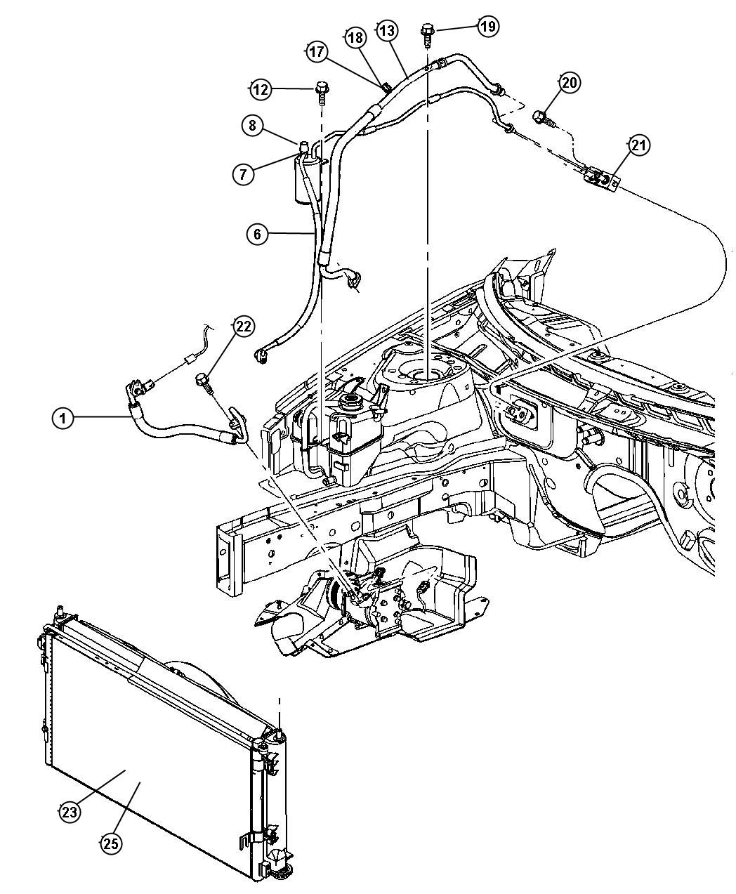 Diagram Plumbing, Air Conditioning. for your 2018 Ram 1500   