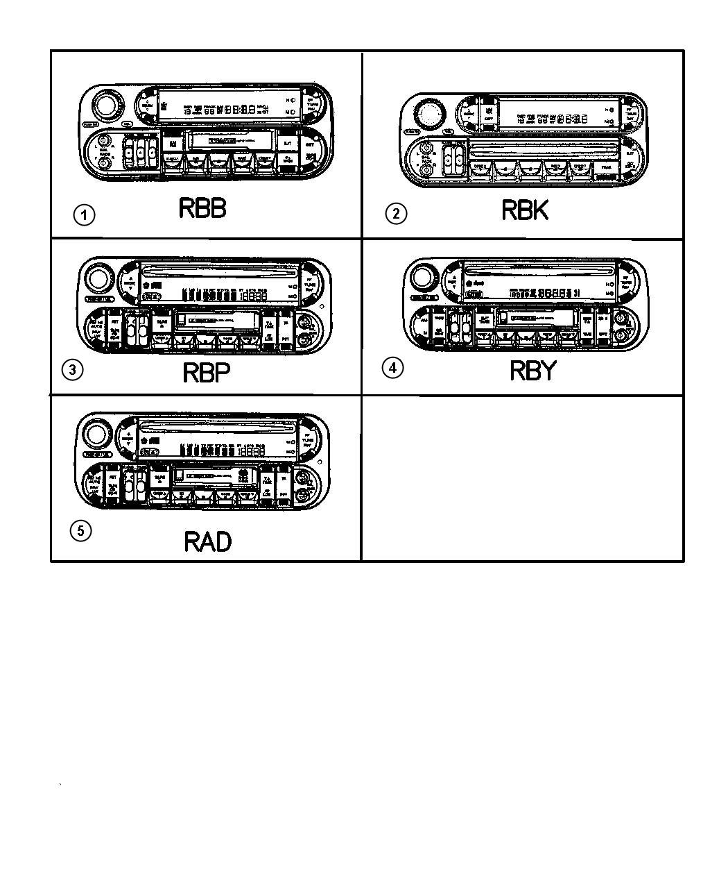 Diagram Radios. for your 2000 Chrysler 300  M 