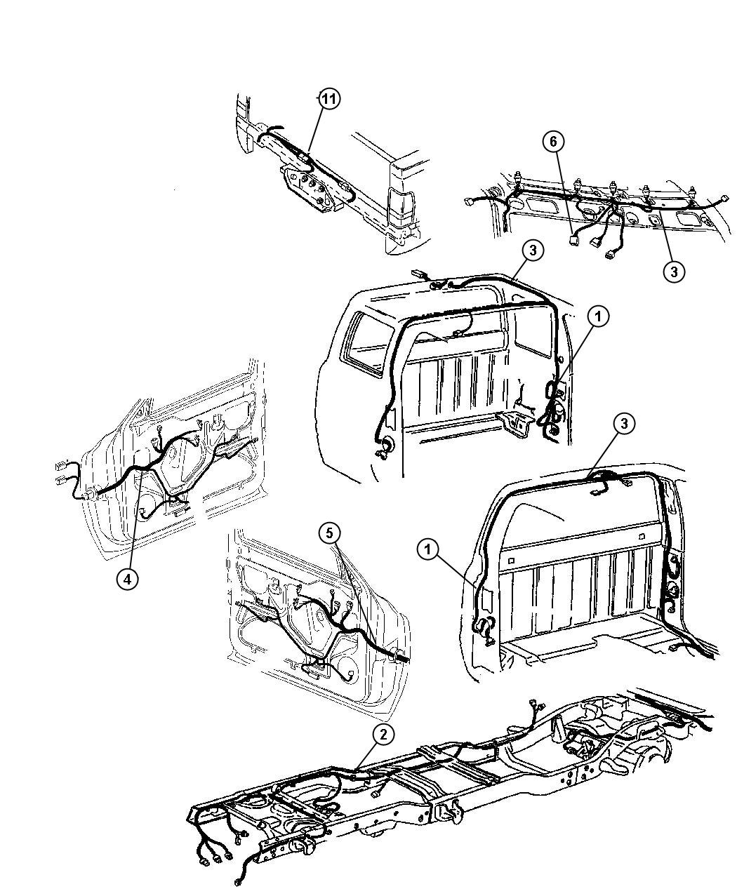 Diagram Wiring - Body and Accessories. for your 2010 Dodge Ram 1500   