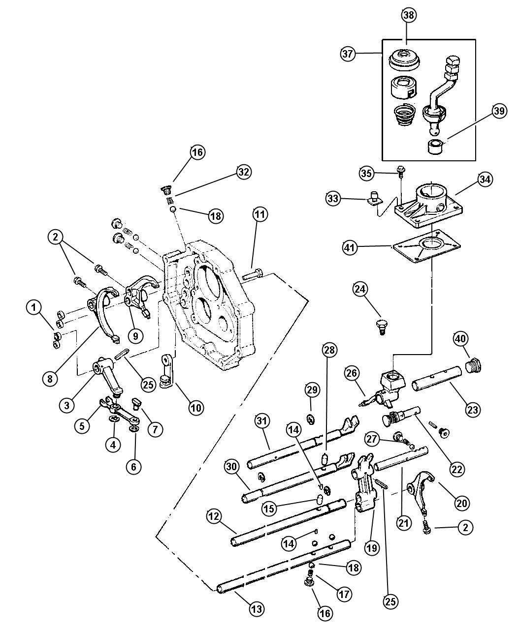 Diagram Forks AX5 (DDQ). for your Jeep