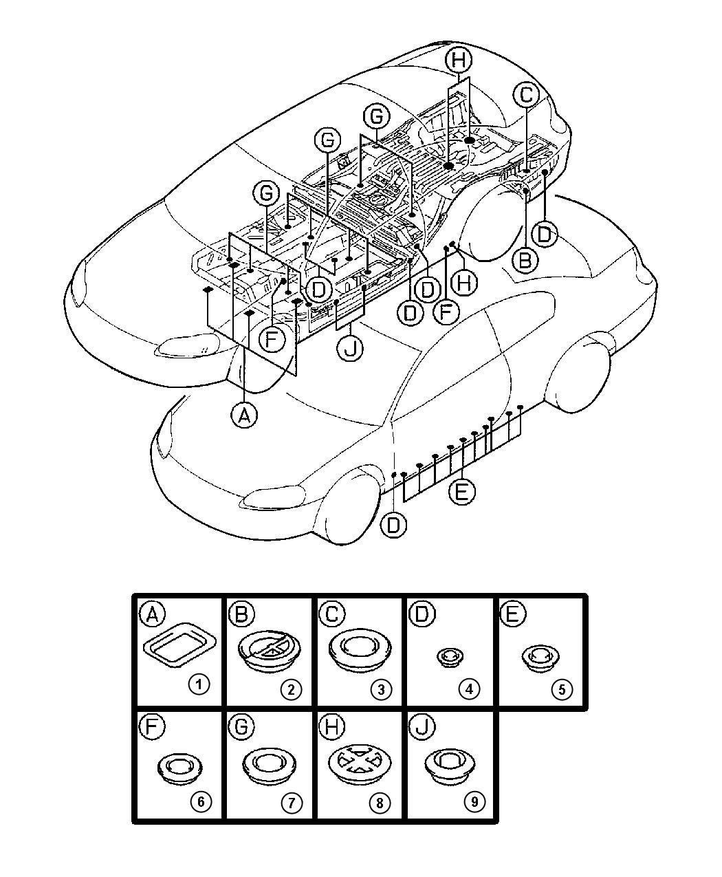 Plugs. Diagram