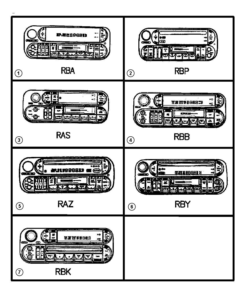 Diagram Radio. for your 2000 Chrysler 300  M 