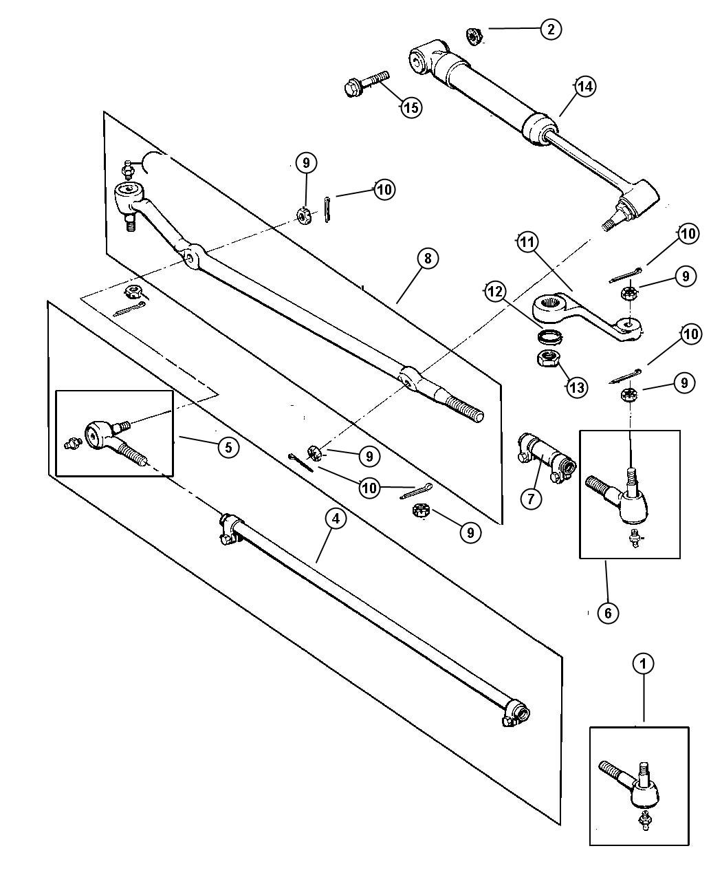 Linkage and Damper. Diagram