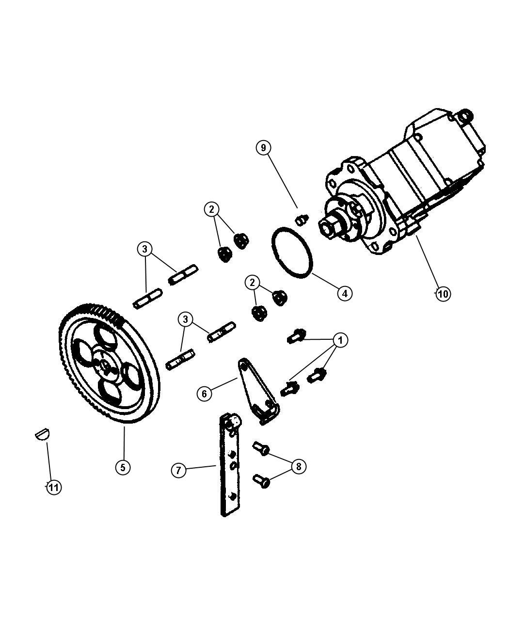 Diagram Fuel Injection Pump. for your Dodge Ram 2500  