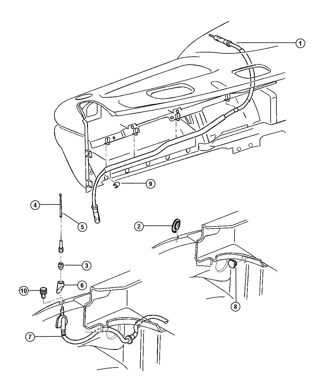 Diagram Antenna. for your 2004 Dodge SPRINTER 2500 SHC VAN 140"  