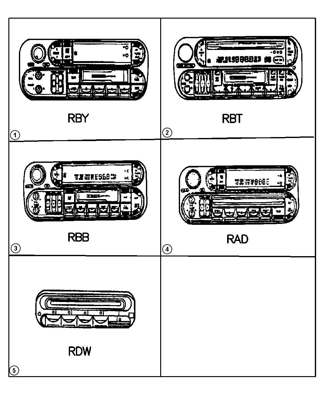 Diagram Radios. for your 2000 Chrysler 300  M 