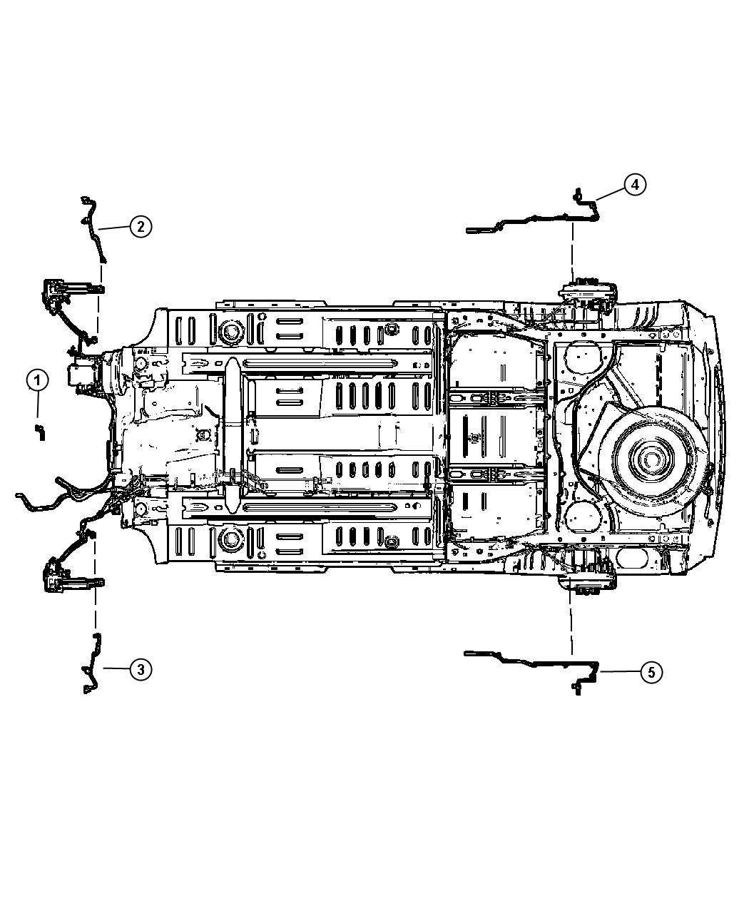 Diagram Sensors, Body. for your Chrysler Sebring  