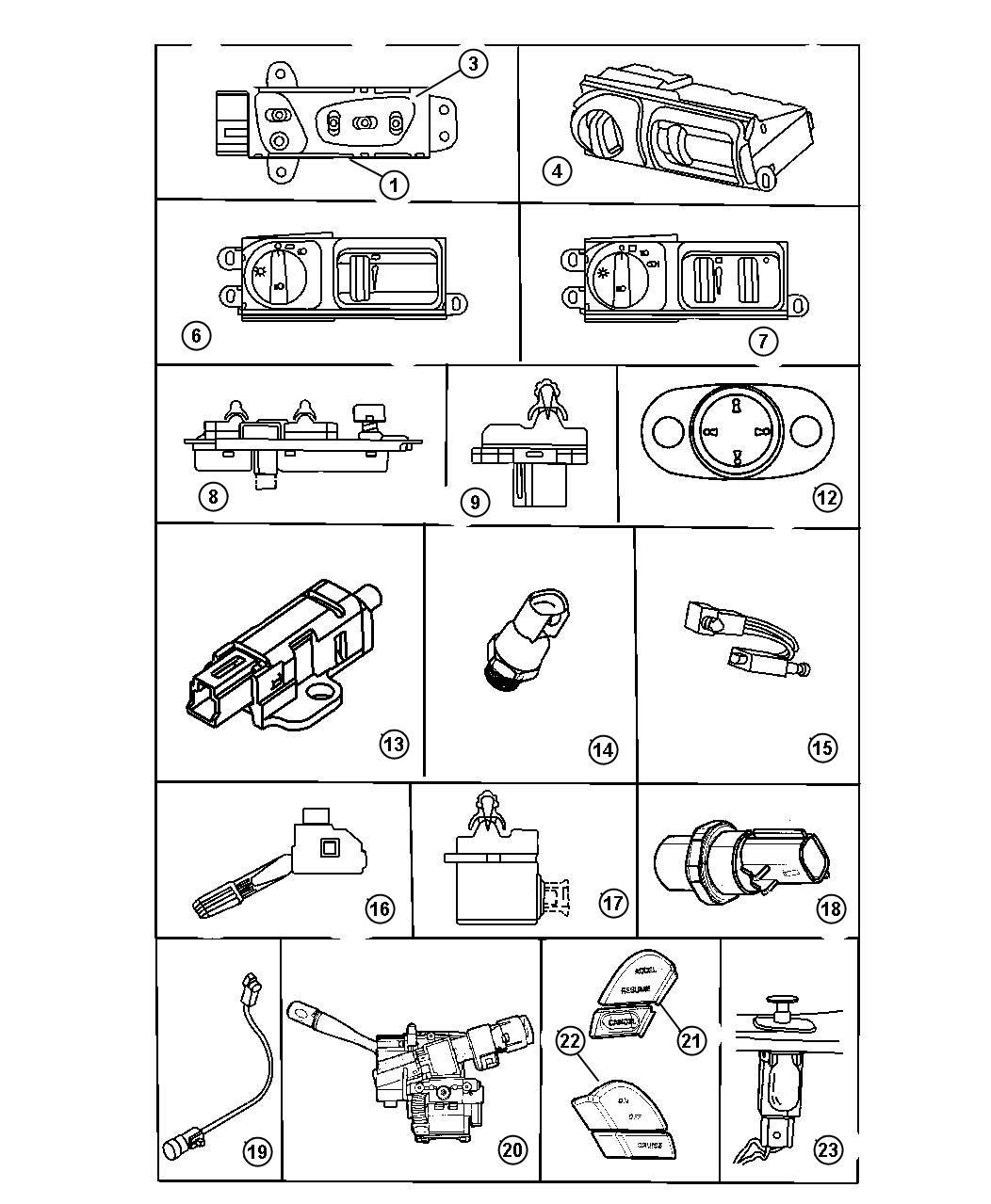 Diagram Switches. for your Chrysler