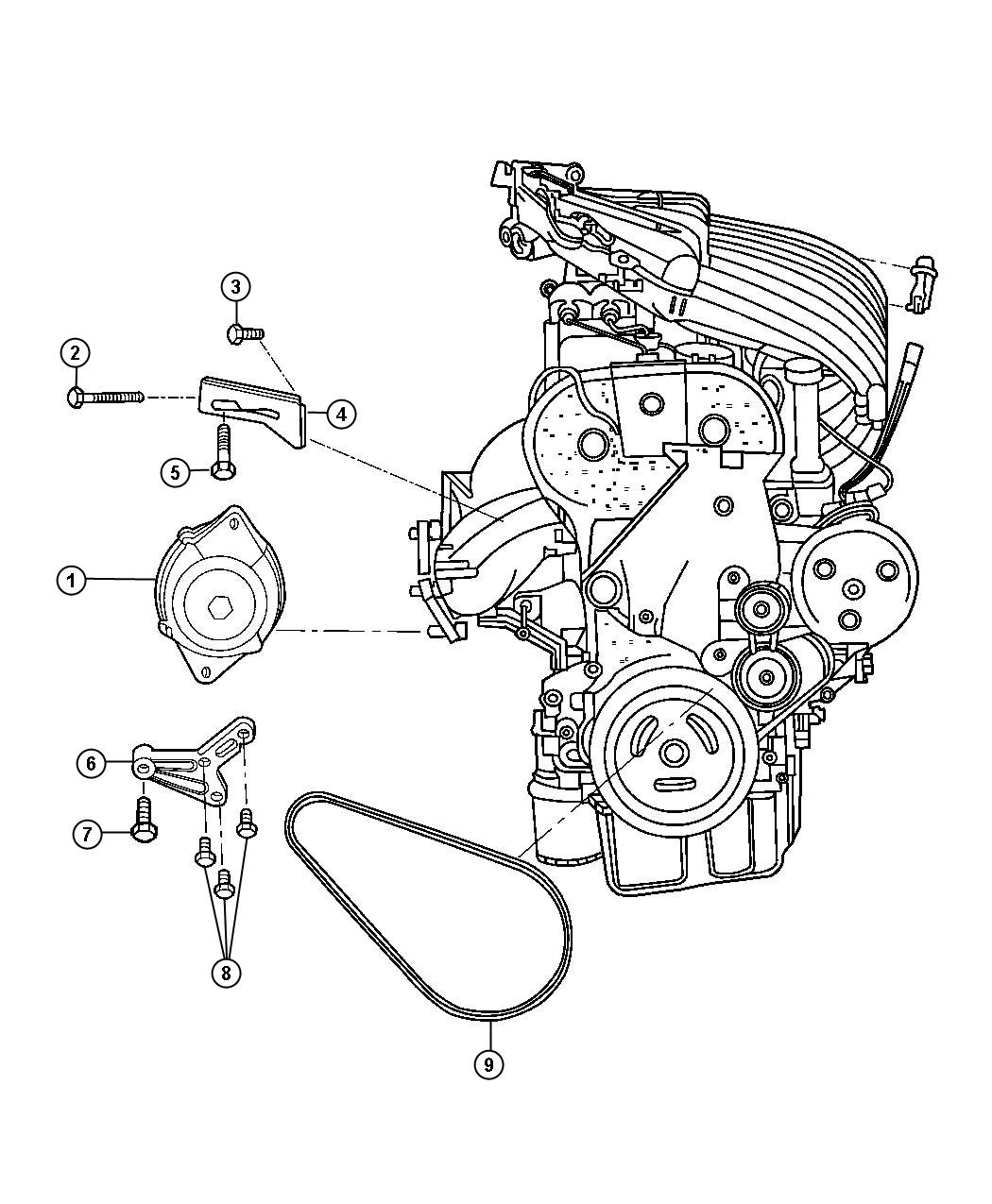 Alternators [2.0L I4 DOHC 16V SMPI ENGINE] 2.0L. Diagram
