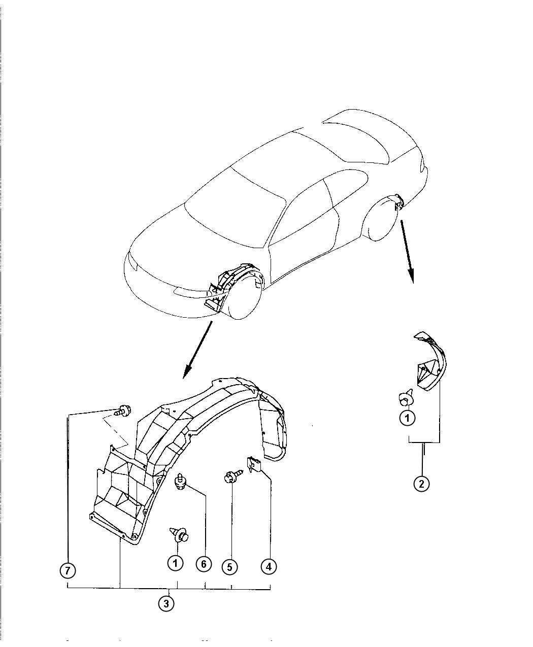 Diagram Shields, Avenger. for your Dodge