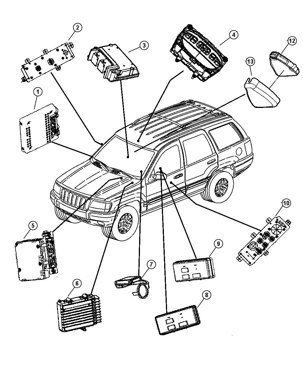 Diagram Modules. for your Jeep