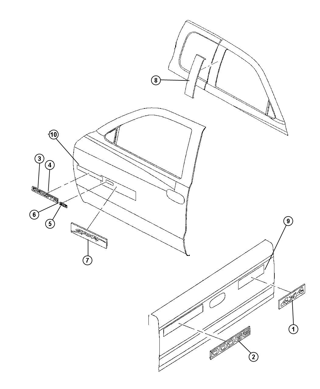 Diagram Decals. for your Chrysler 300  M