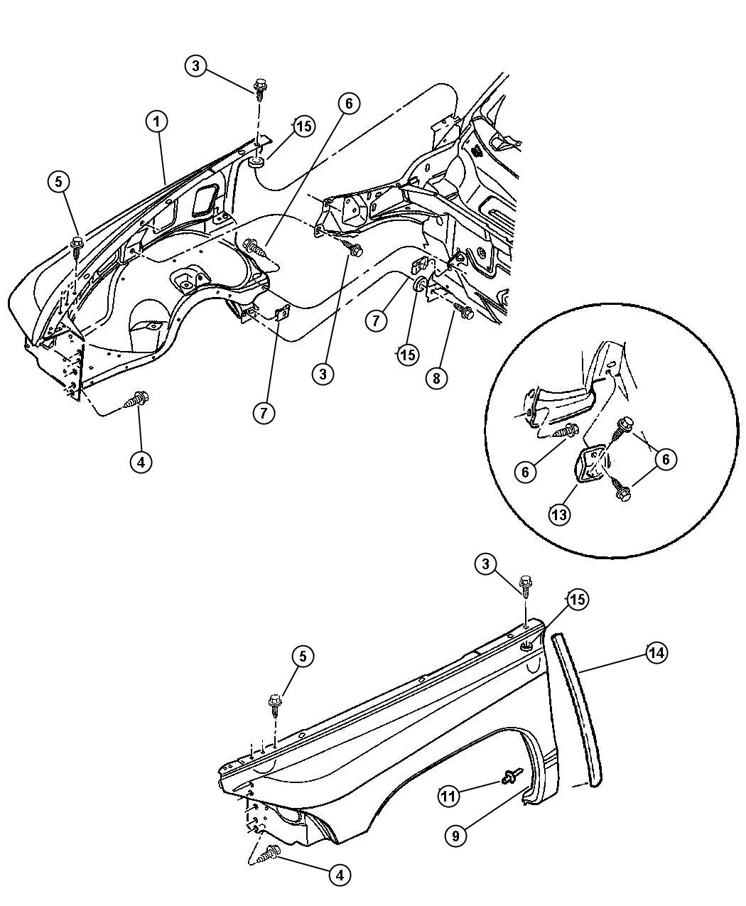 Fender Front. Diagram