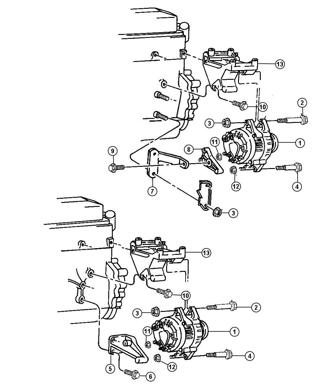 Diagram Alternator. for your 2003 Chrysler 300  M 